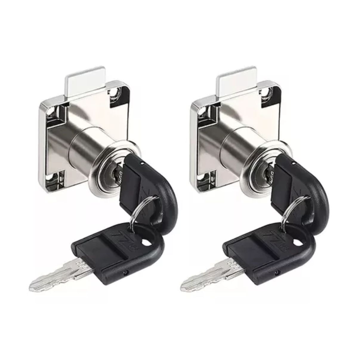 12pcs Cerradura Chapa Para Muebles Cajones Closet Con Llaves gris