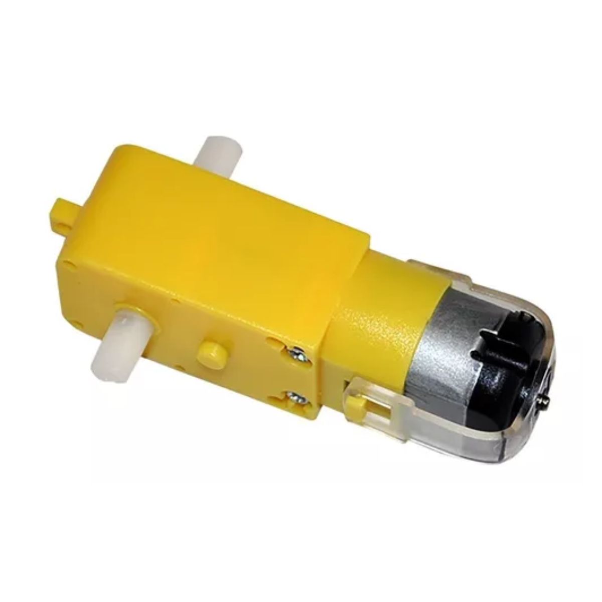 10 Pieza Motorreductor Recto 48:1 Motor 2 Ejes Carro amarillo
