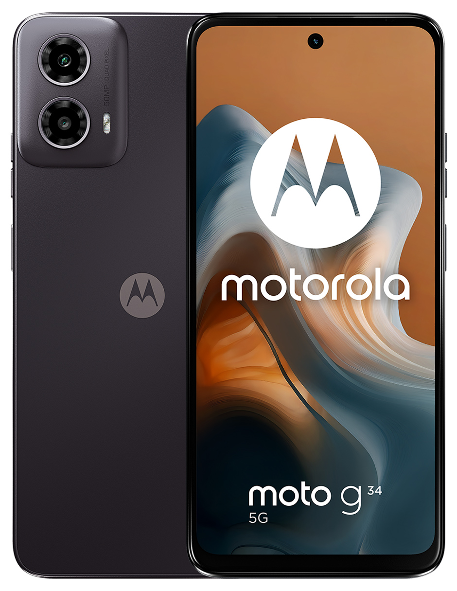 CELULAR MOTOROLA 5G XT2363-2 MOTO G34 NEGRO KIT TELCEL