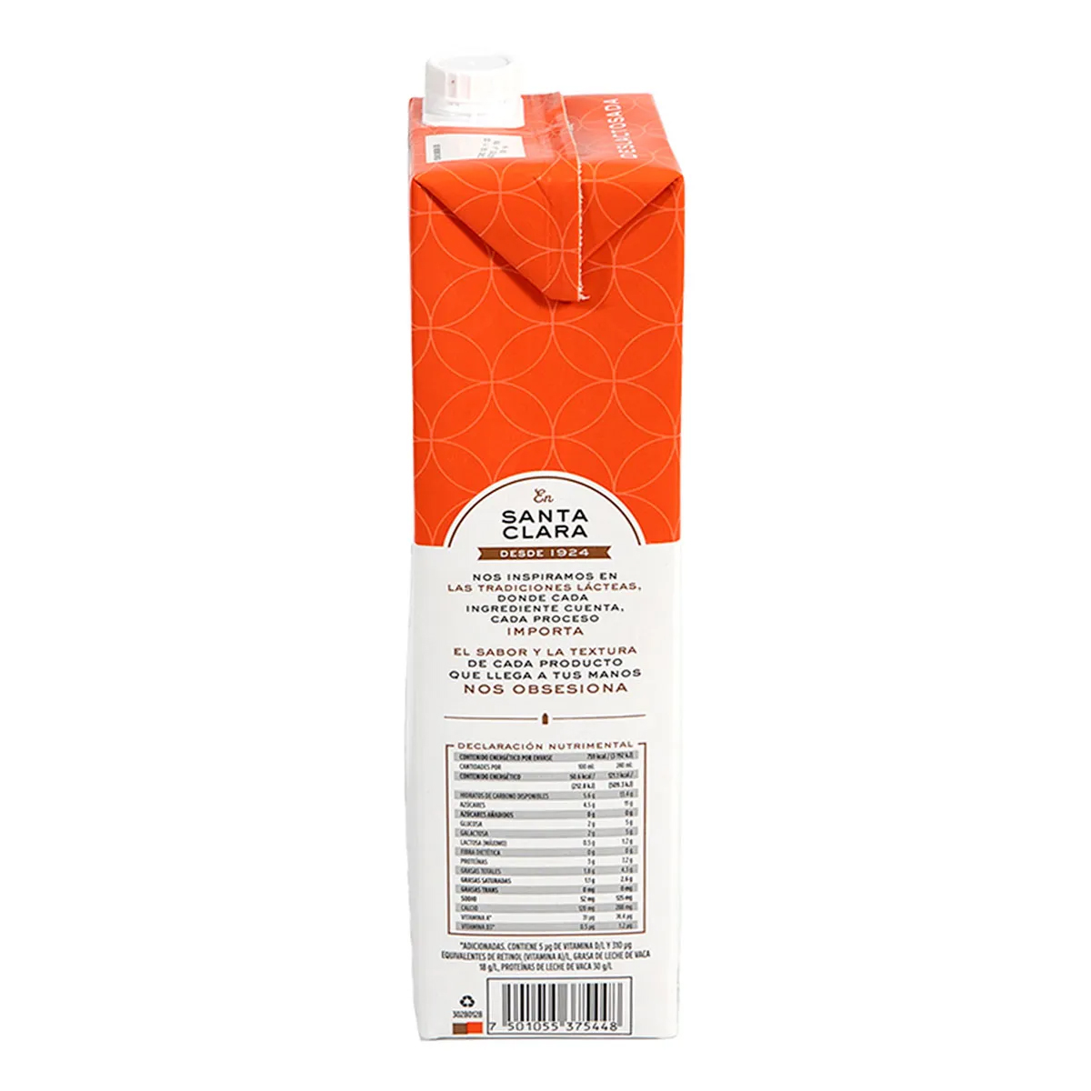 Leche Santa Clara Deslactosada 1.5 litros Pack con 4 Piezas