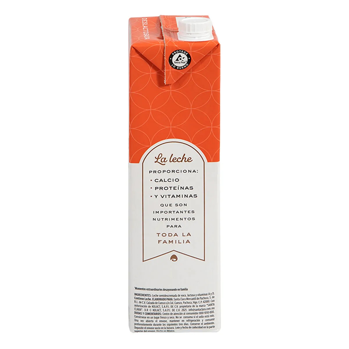 Leche Santa Clara Deslactosada 1.5 litros Pack con 4 Piezas