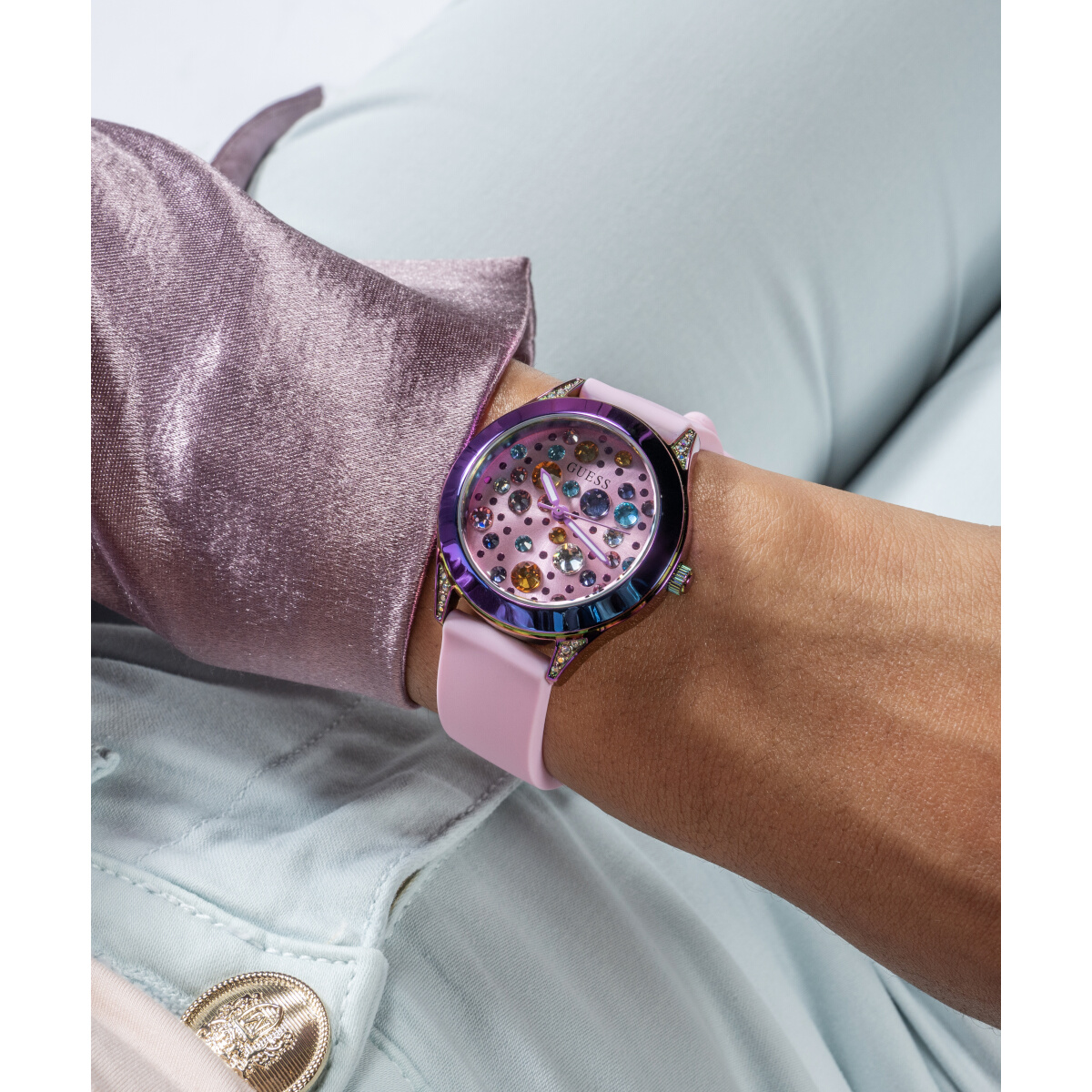 Reloj Guess MINI WONDERLUST para Dama GW0678L3 Rosa