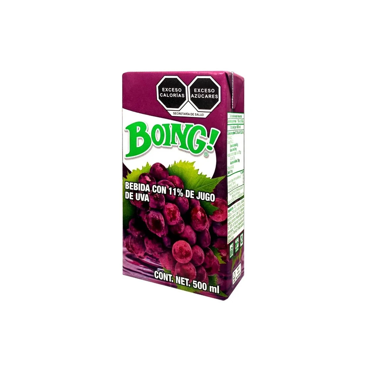Jugo Boing Sabor Uva 500 ml 12 Piezas