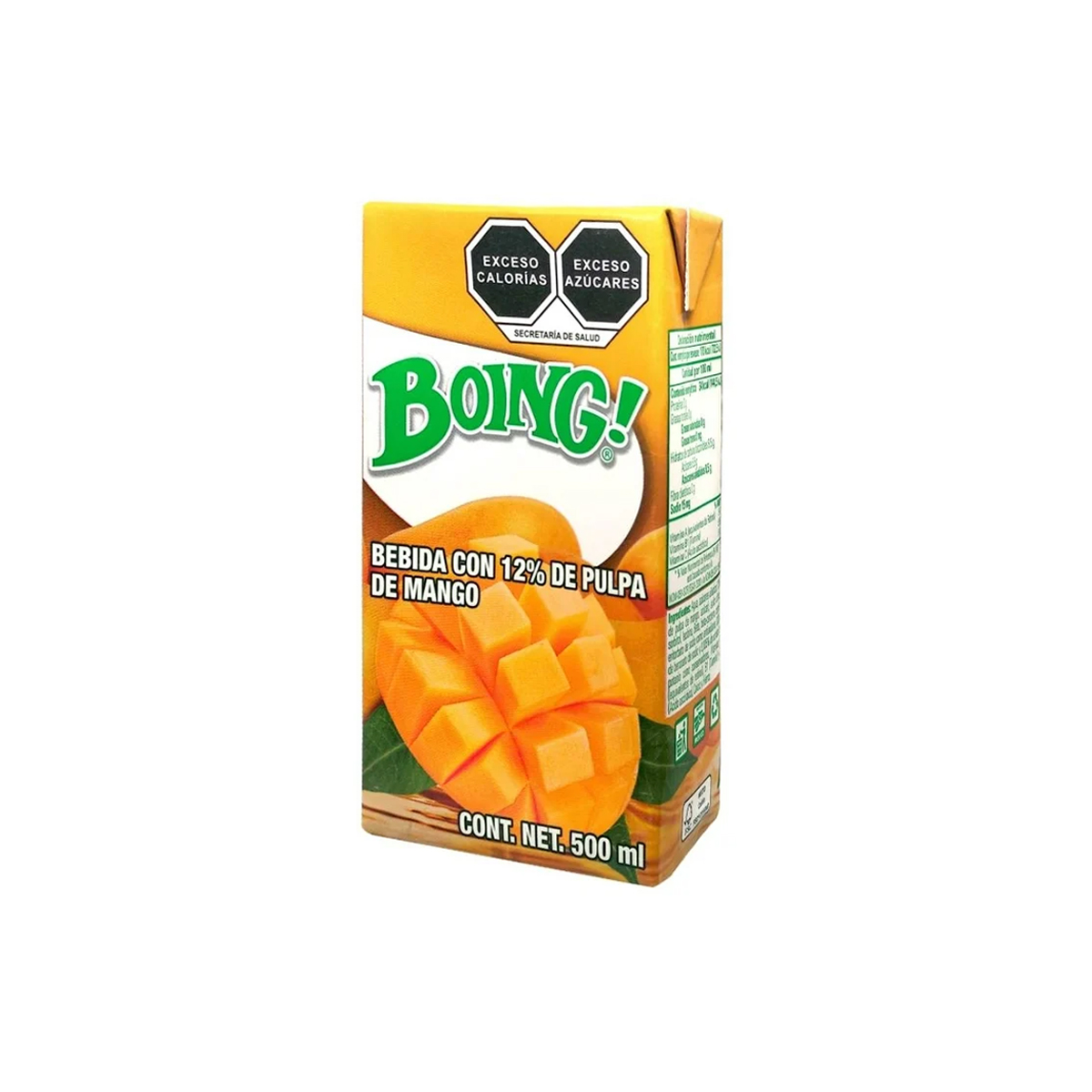 Jugo Boing Sabor Mango 500 ml 12 Piezas