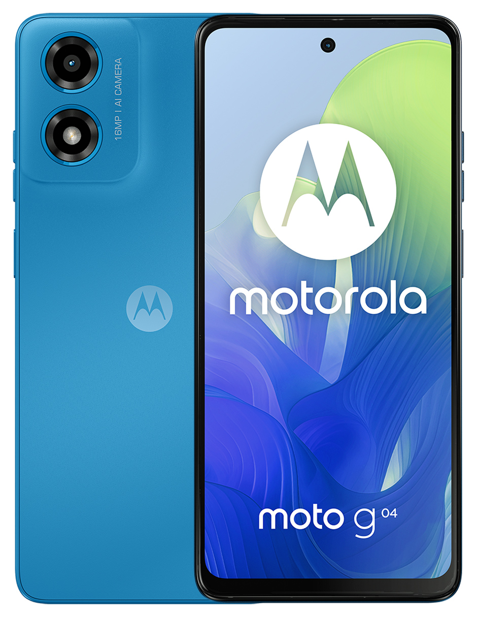 CELULAR MOTOROLA 4G XT2421-2 MOTO G04 AZUL KIT TELCEL