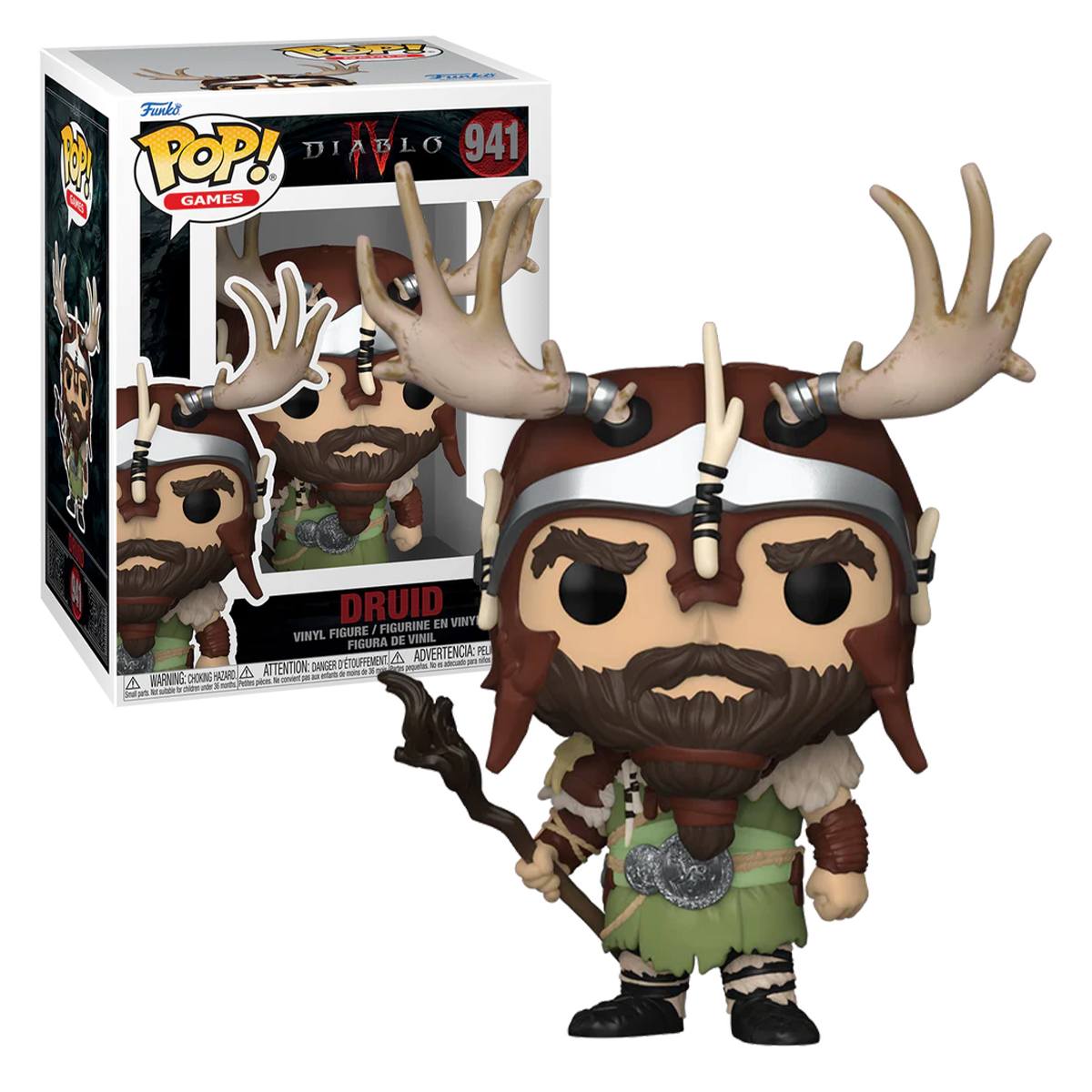 Funko Pop Druid #941 Diablo IV Videojuego Figura Original