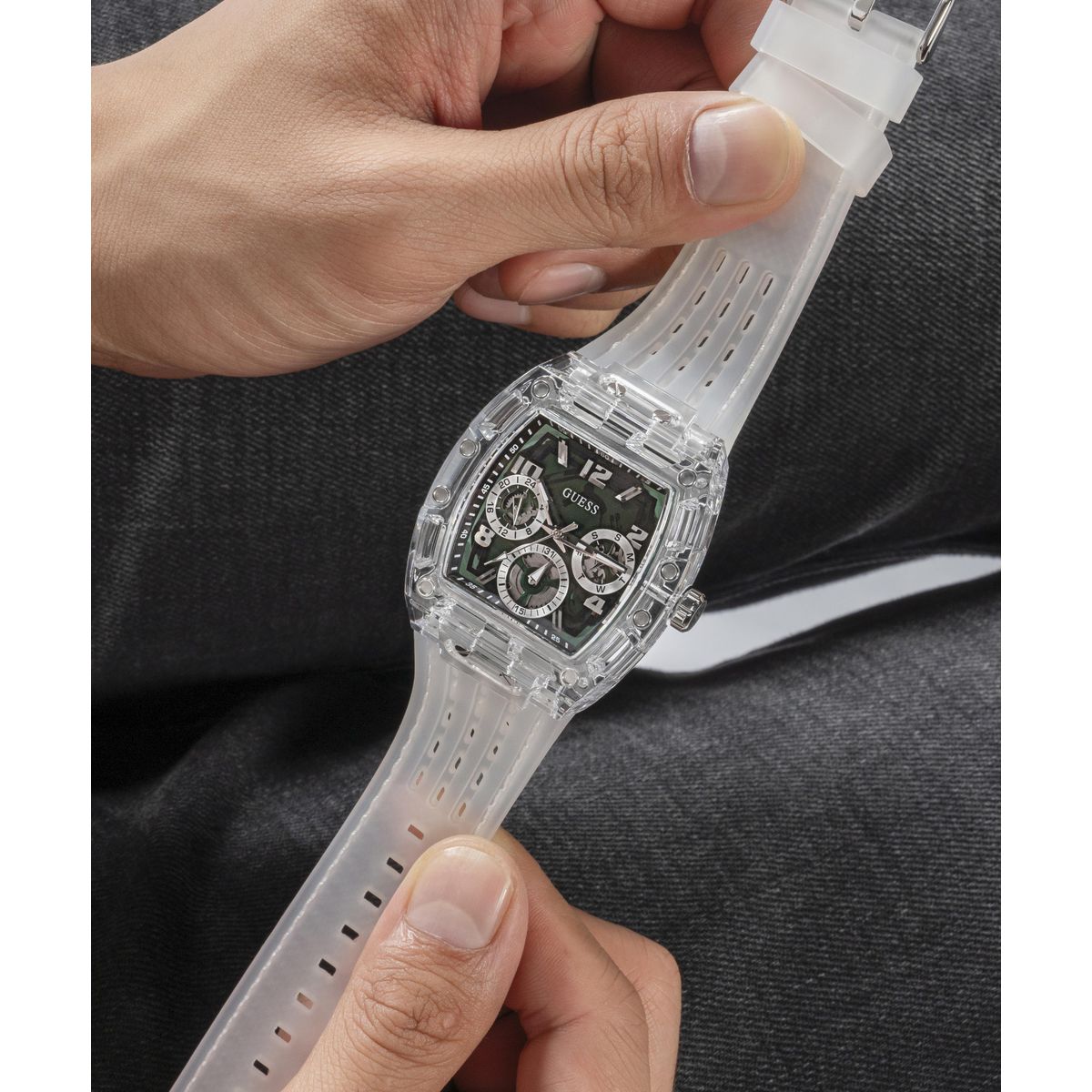 Reloj Guess PHOENIX para Caballero GW0499G8 Claro