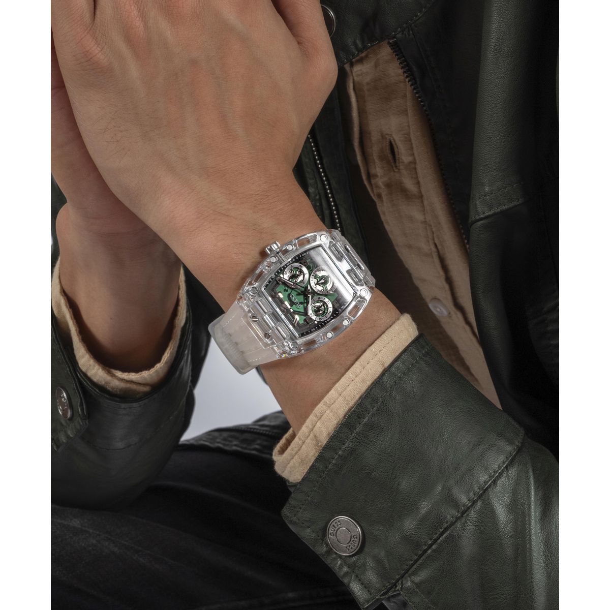 Reloj Guess PHOENIX para Caballero GW0499G8 Claro