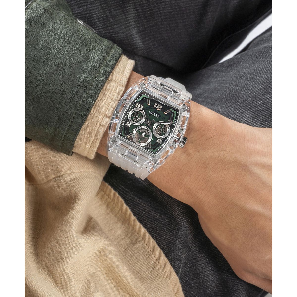 Reloj Guess PHOENIX para Caballero GW0499G8 Claro