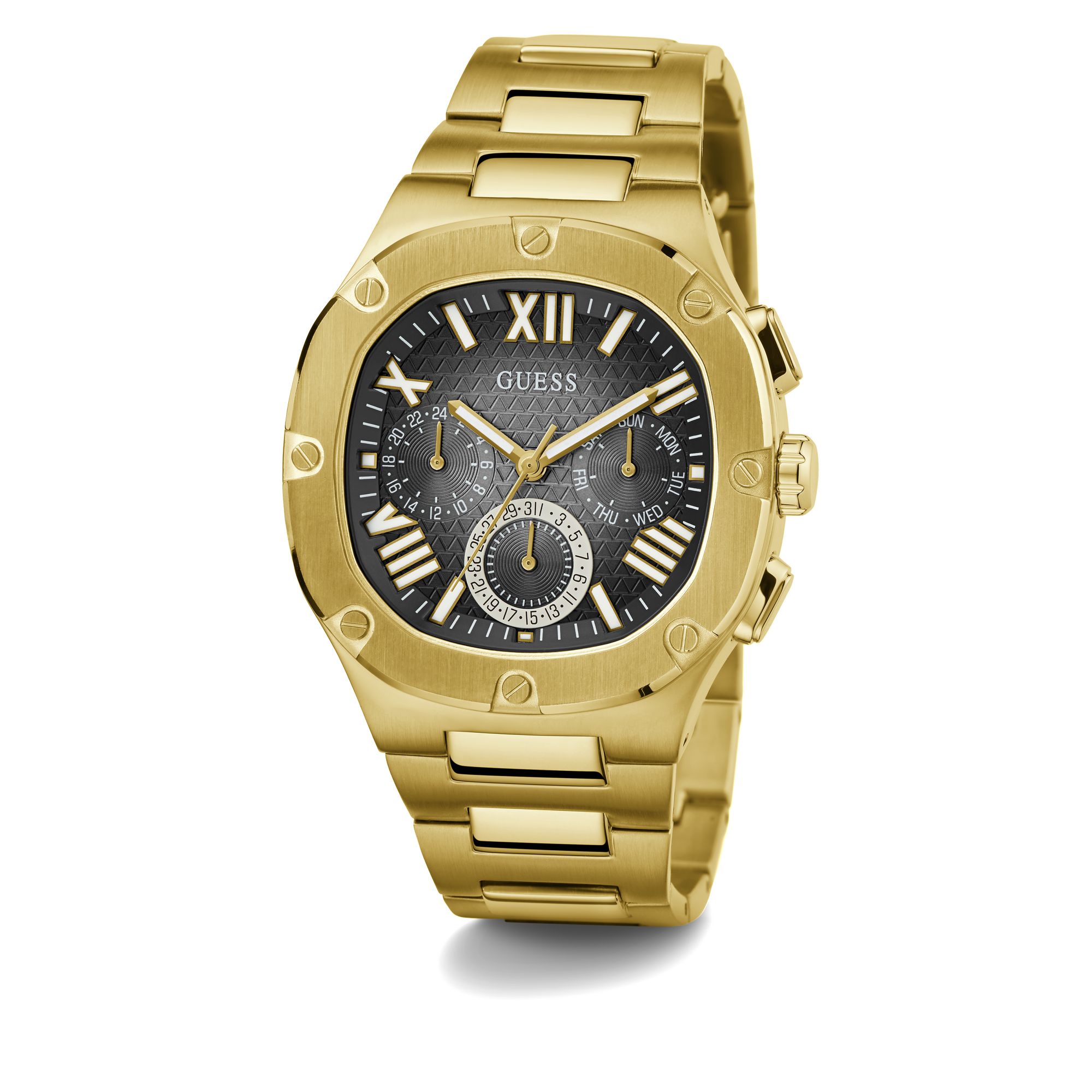 Reloj Guess HEADLINE para Caballero GW0572G2 Dorado