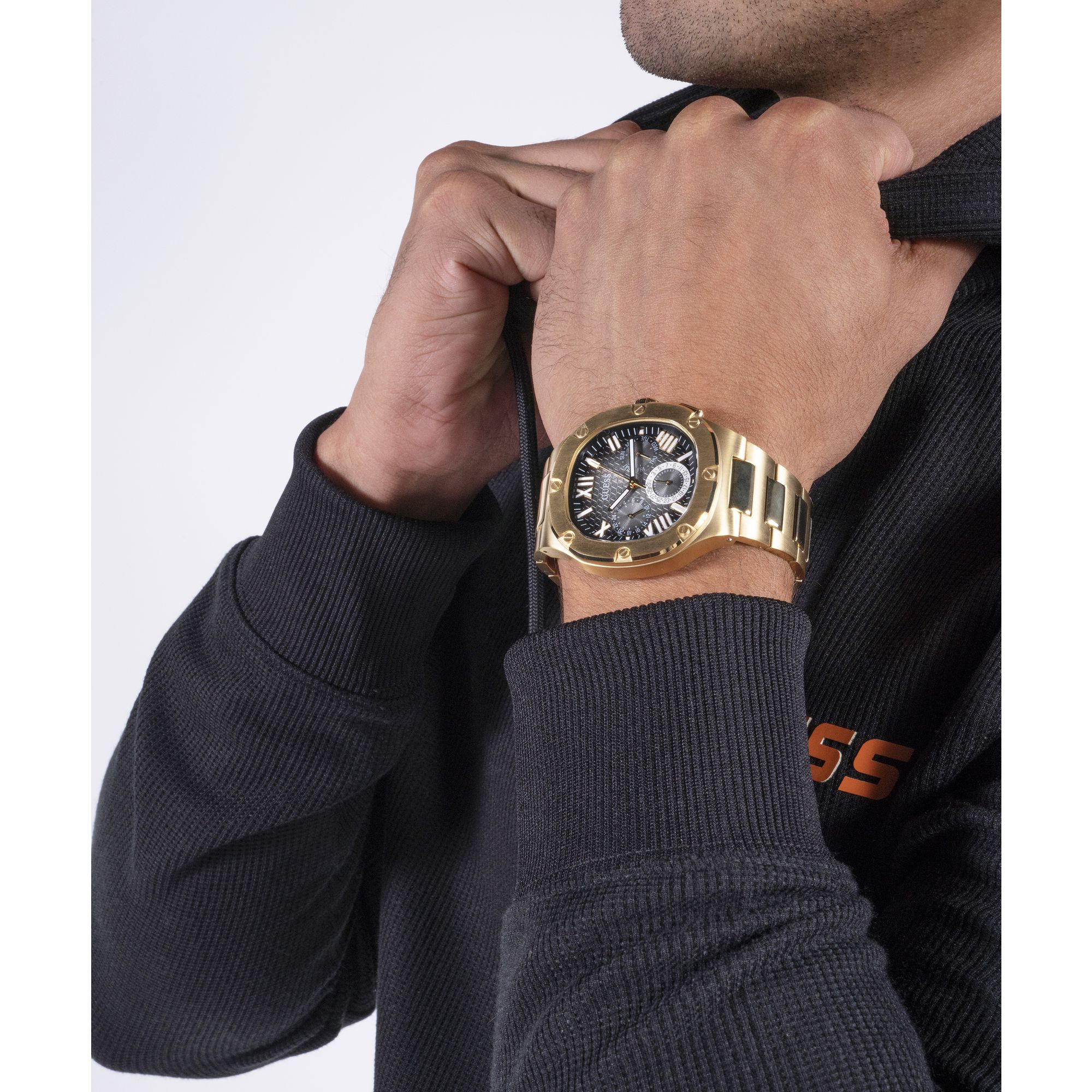 Reloj Guess HEADLINE para Caballero GW0572G2 Dorado