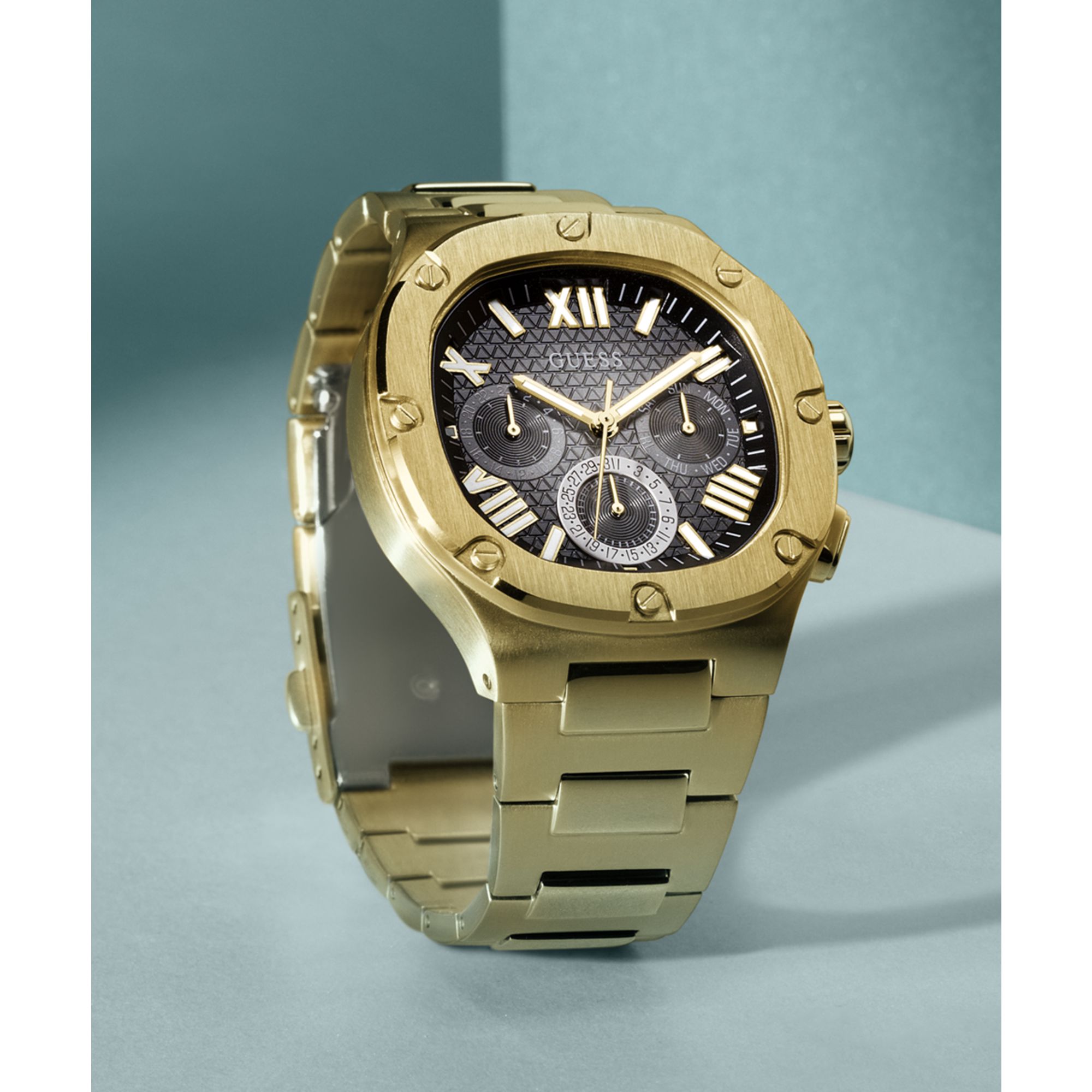 Reloj Guess HEADLINE para Caballero GW0572G2 Dorado