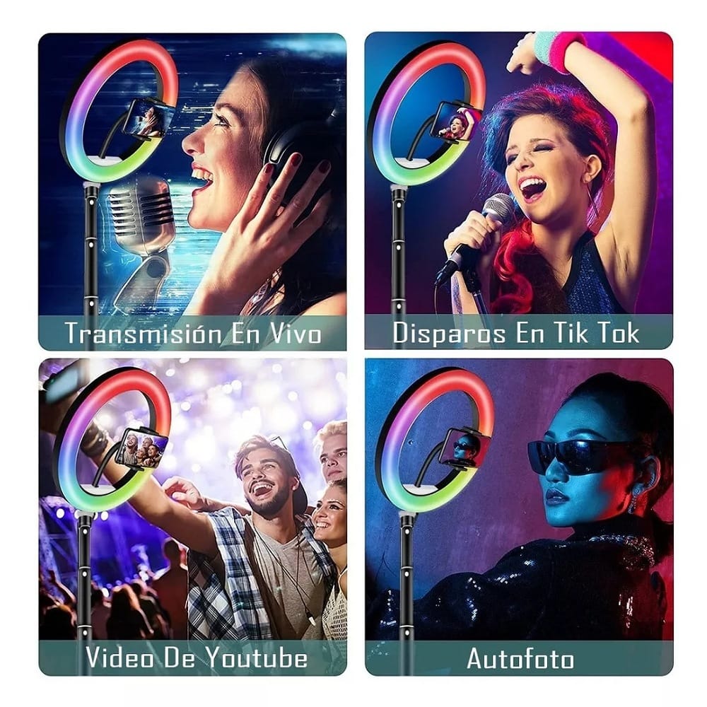 Aro De Luz Profesional Maquillaje Led Iluminacion Fotografia