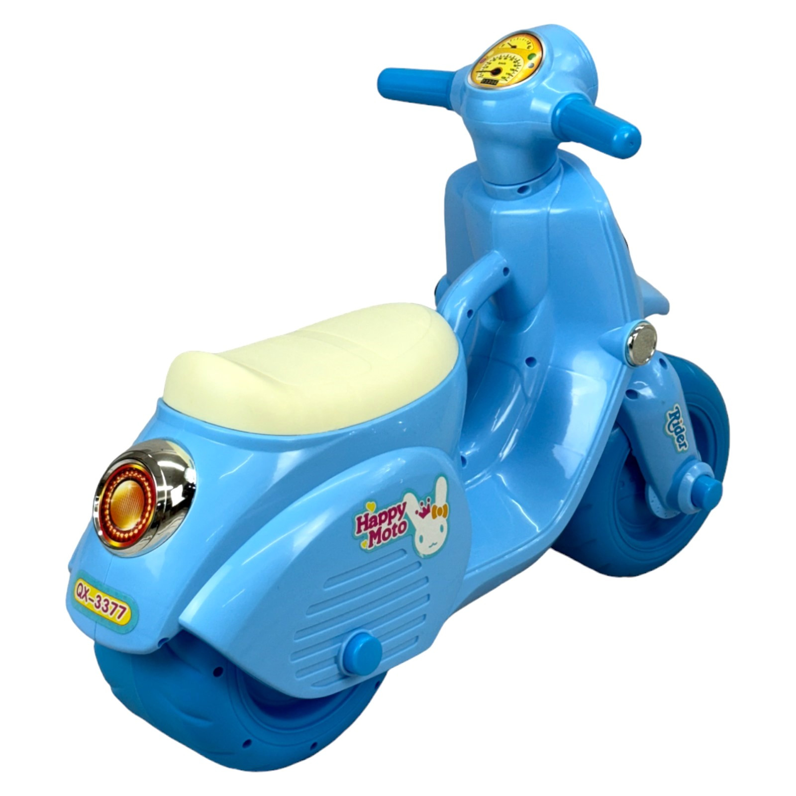 Montable para Niños Moto Correpasillos, largo 62 cm - Azul.