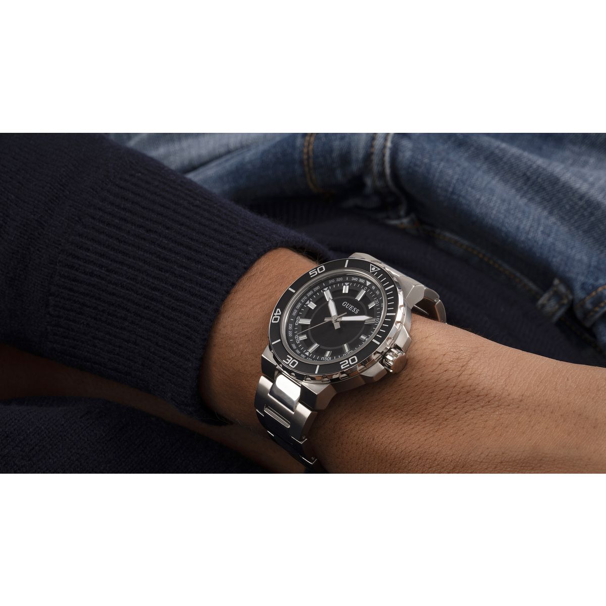 Reloj Guess TRACK para Caballero GW0426G1 Plata