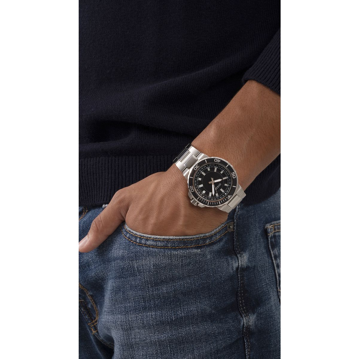 Reloj Guess TRACK para Caballero GW0426G1 Plata