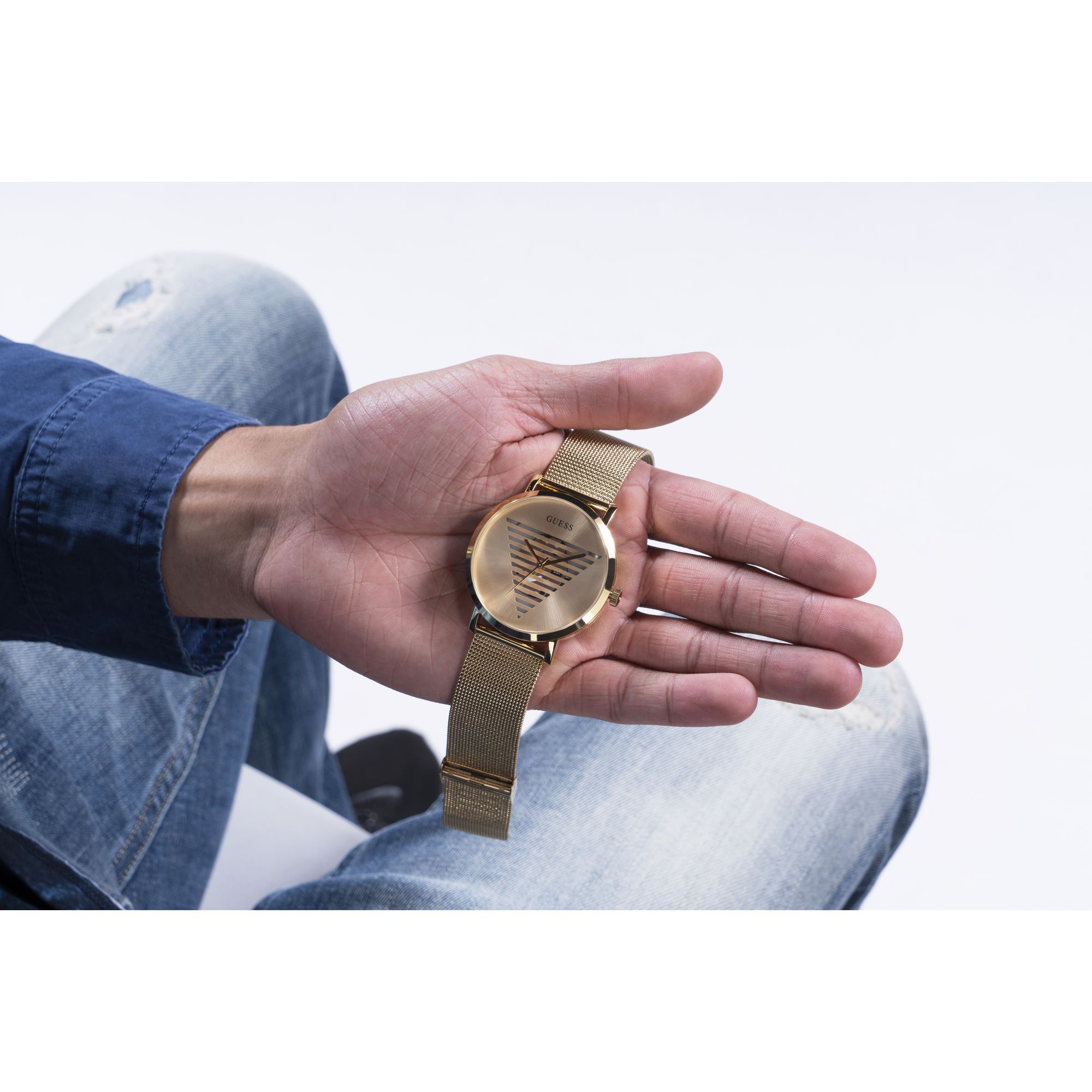 Reloj Guess IDOL para Caballero GW0502G1 Dorado