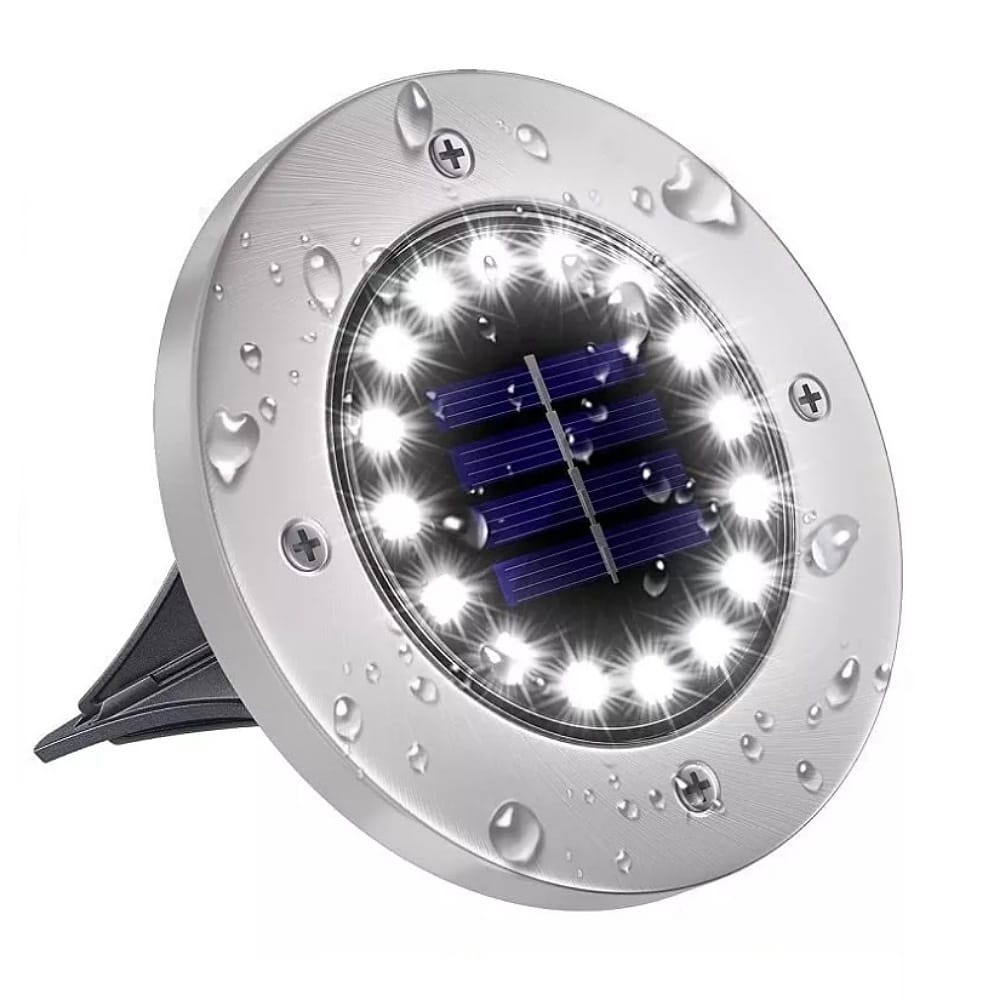 Bylifity Lampara Solar Luz Led Exterior De Jardin 16leds