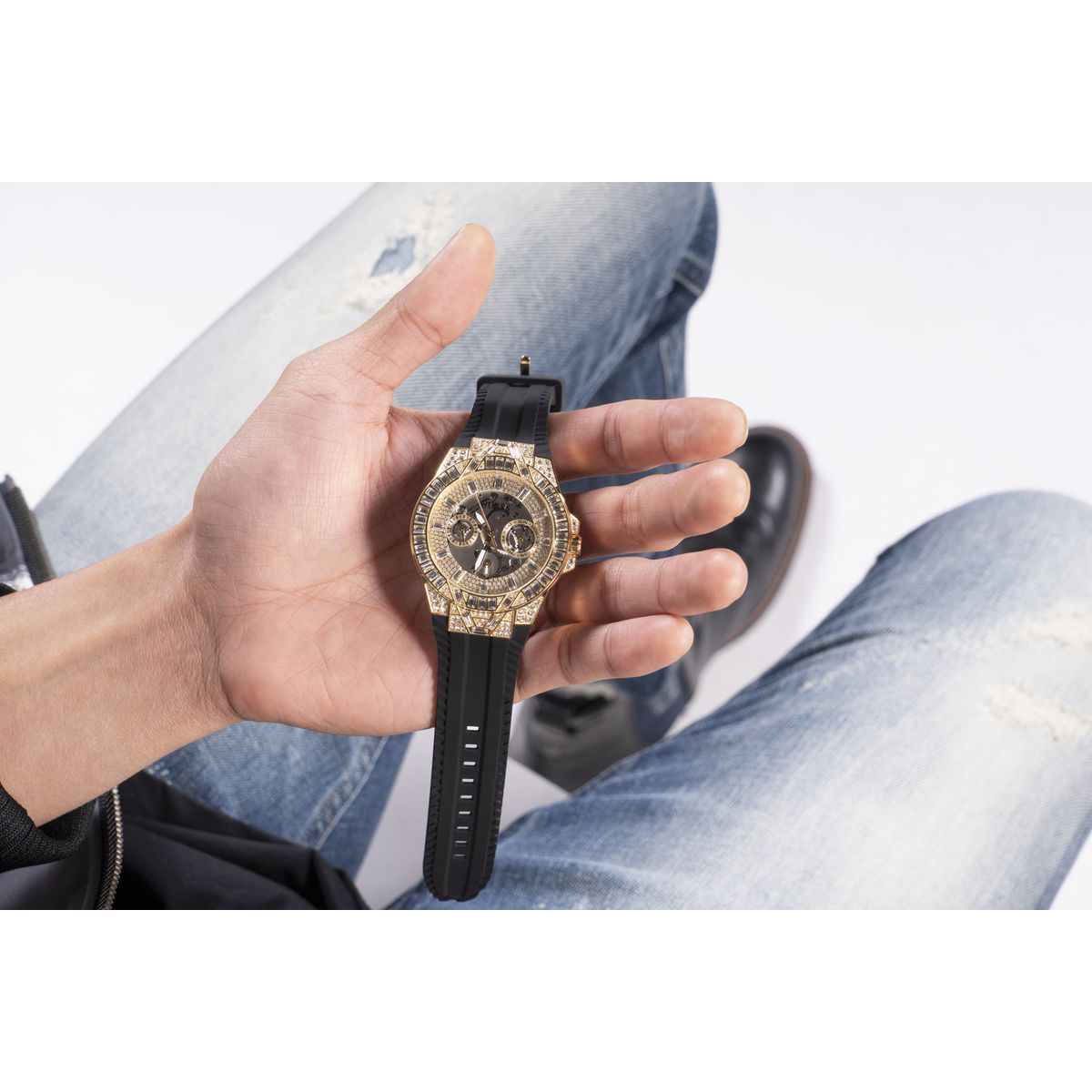 Reloj Guess DYNASTY para Caballero GW0498G2 Negro