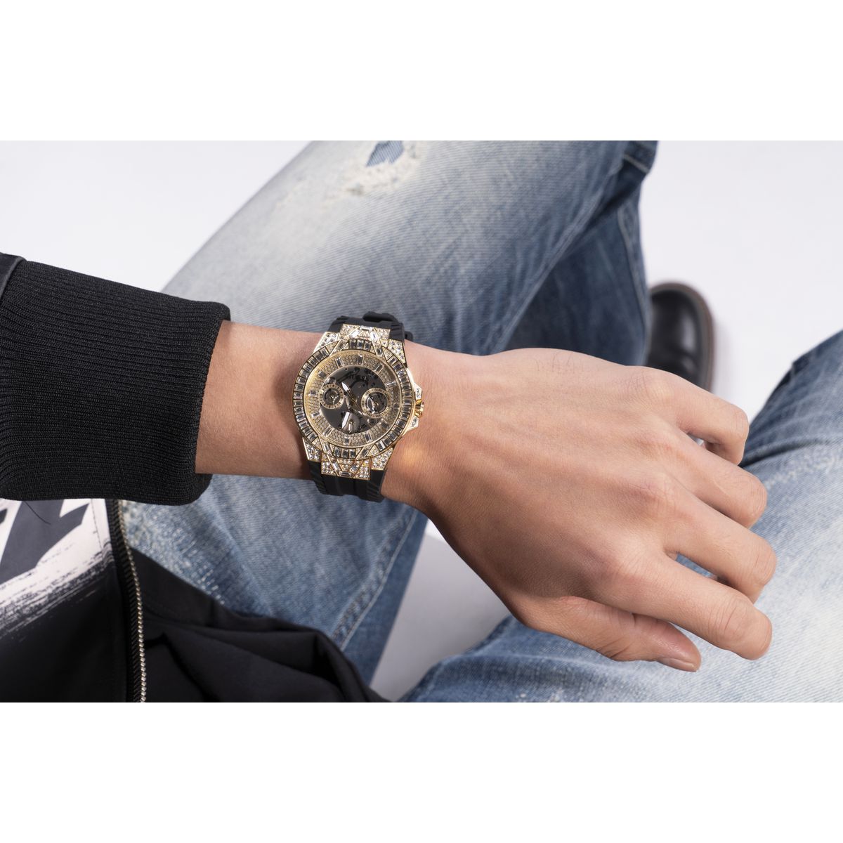 Reloj Guess DYNASTY para Caballero GW0498G2 Negro