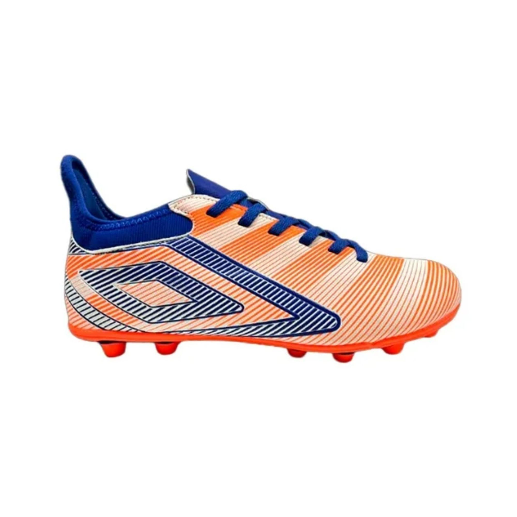 Tacos Tachones UMBRO Veloce LT III FG Fútbol Naranja con Azul Hombre Originales 81965ULUK