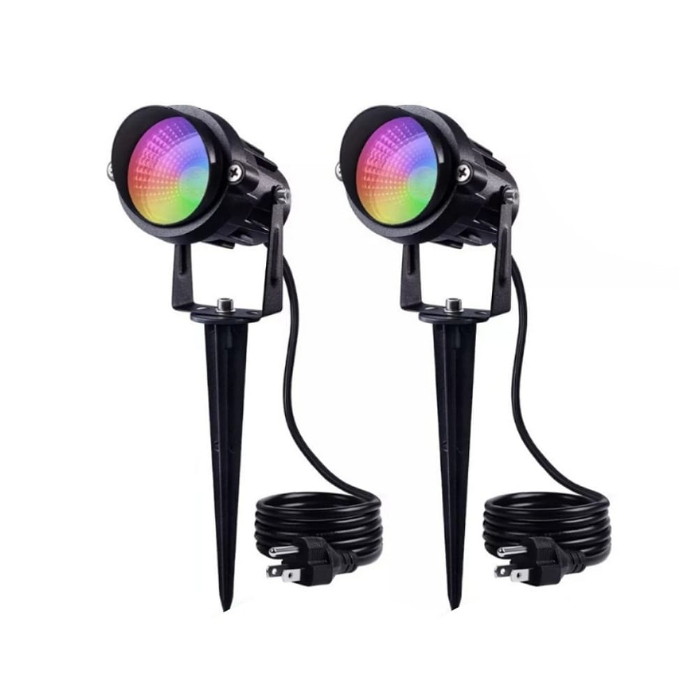 Reflector Led Exterior De 15 W, Reflectores Rgbcw, Luz Led,