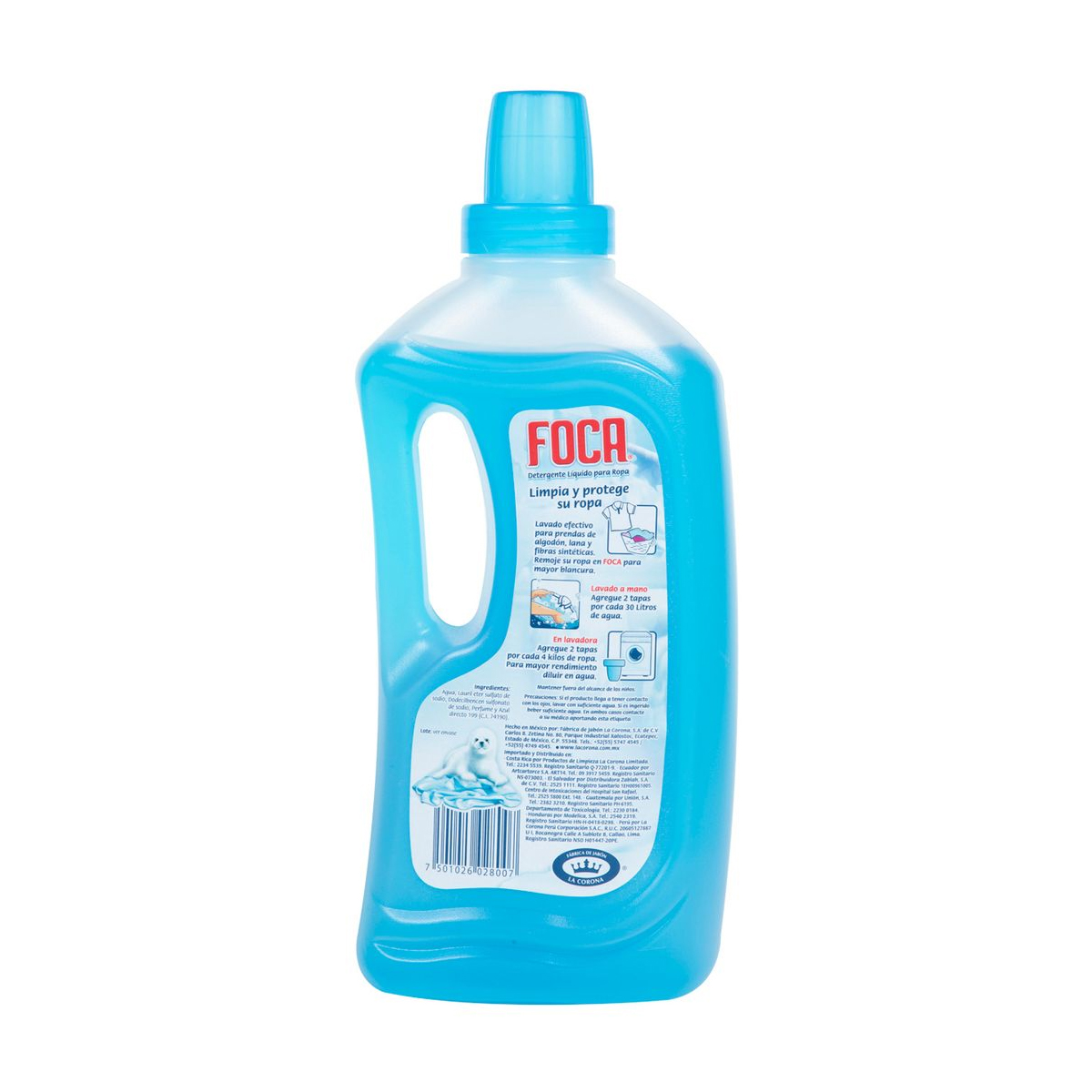 Jabón Detergente Líquido Foca 1 litro