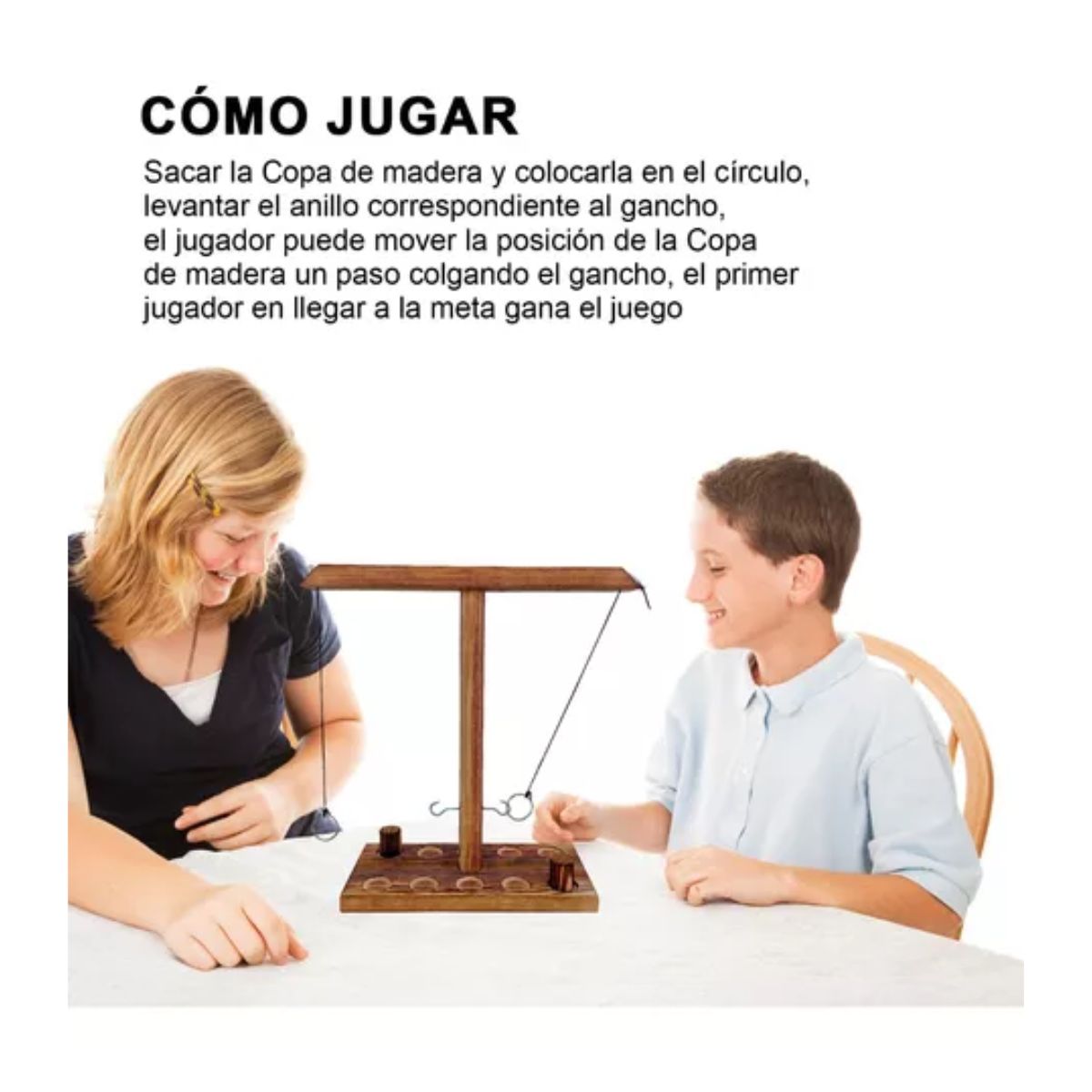 Juegos De Lanzamiento De Gancho Y Anillo Para Bar Y Fiesta marron