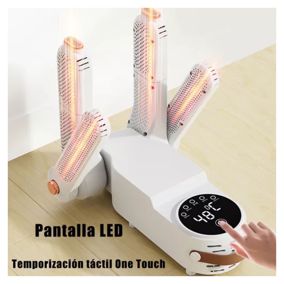 Secador De Zapatos Desodorización Uv Con Pantalla Led blanxo