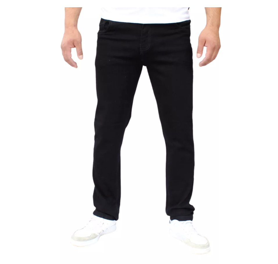 Pantalón Slim Fit de Mezclilla Stretch Gruesa Para Hombre John Silver