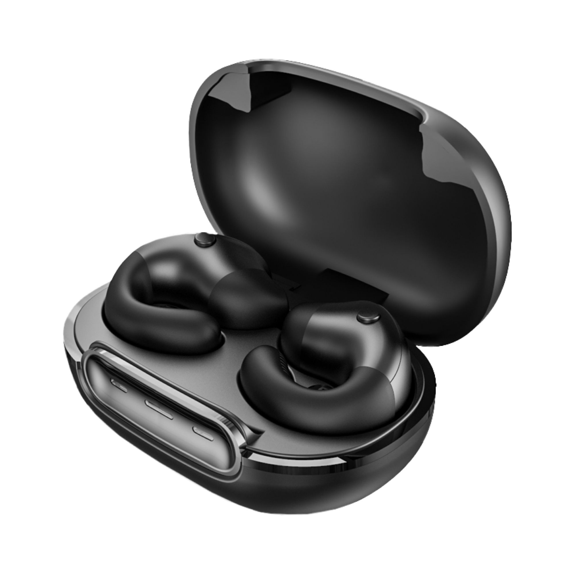 Audífonos Bluetooth BackDrop TWS-6, con estuche de carga, Negro