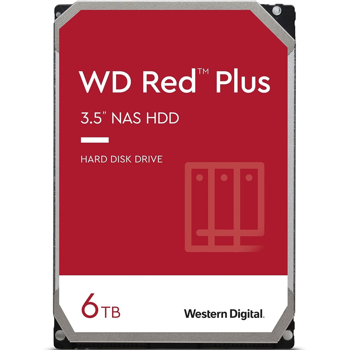 Disco Duro para NAS Western Digital WD Red Plus 3.5'' 6TB SATA III 5700RPM