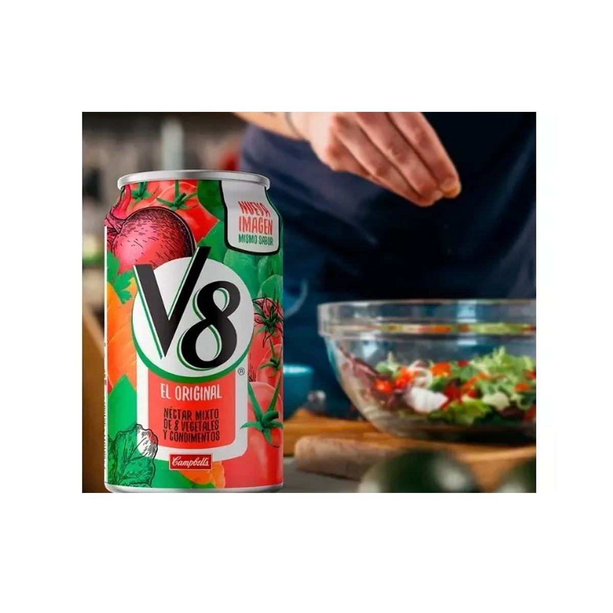 Jugo de Verduras V8 Original 24 Piezas 340 ml c/u