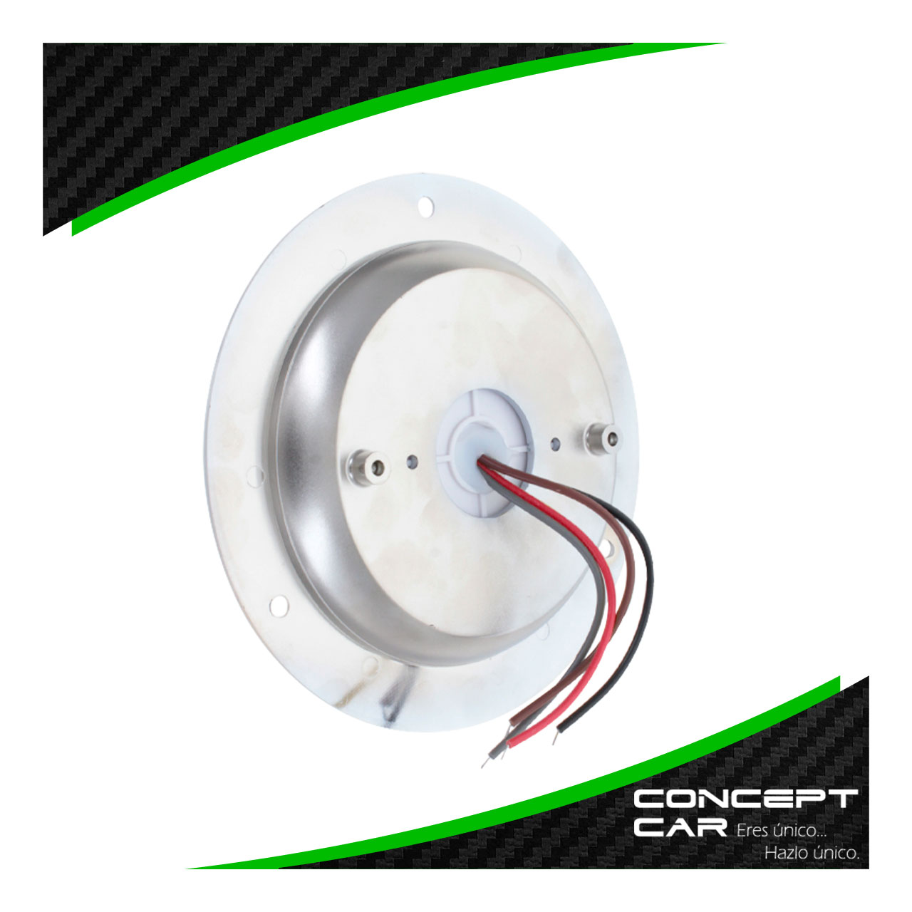 Plafon Redondo 7 Led Diamante Con Bisel 4 Pulgadas 12-24v