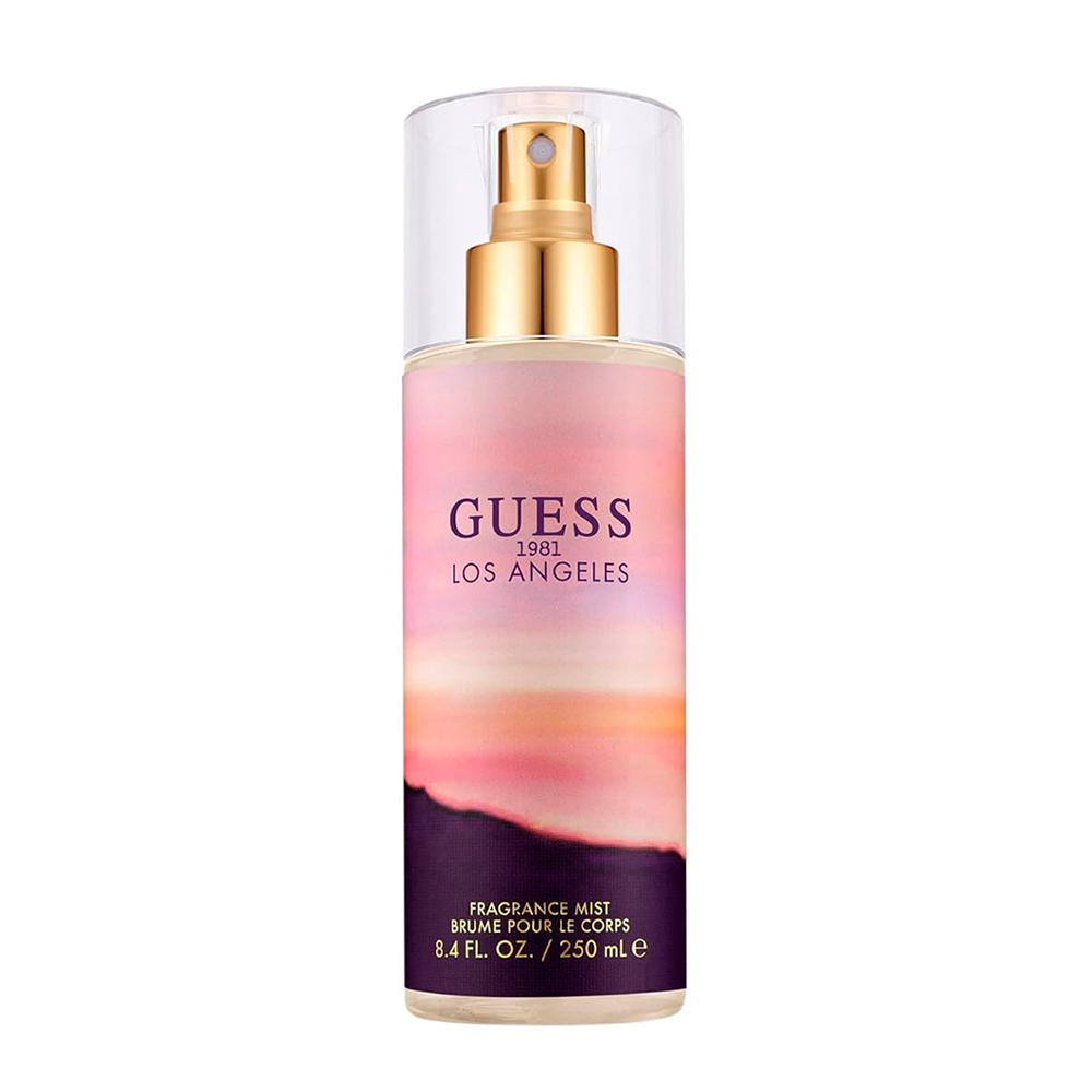 Body Mist Guess Los Angeles 1981 250 ml Fragancia Mist Spray Para Mujeres Original