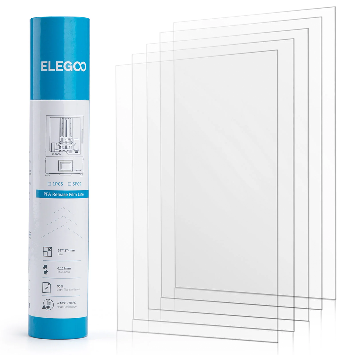 Pelicula Fep Para Impresora Jupiter 6k Elegoo (5 Pcs)