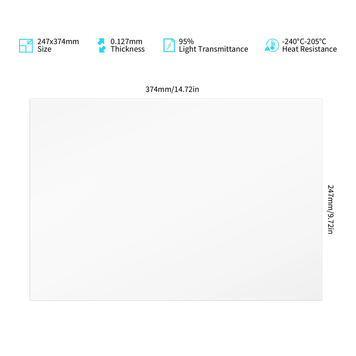 Pelicula Fep Para Impresora Jupiter 6k Elegoo (5 Pcs)