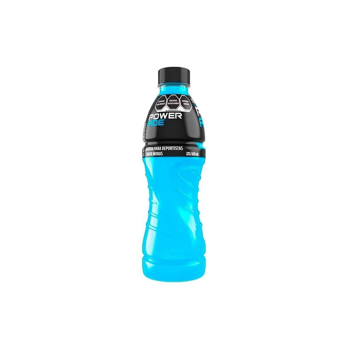 Bebida Hidratante Powerade Moras 12 Piezas de 500 ml c/u