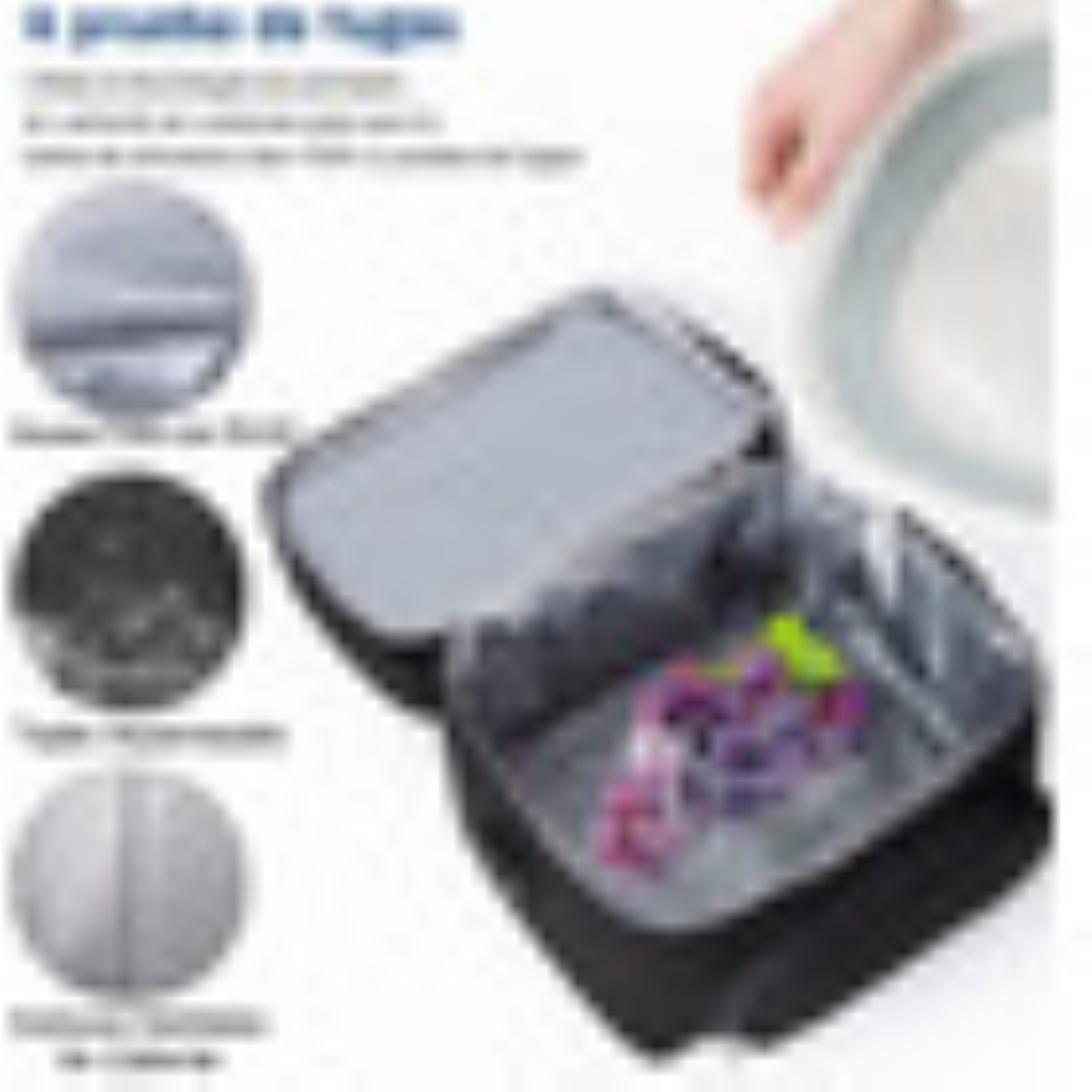 Loncheras Termicas Aislante De Gran Portátil negro