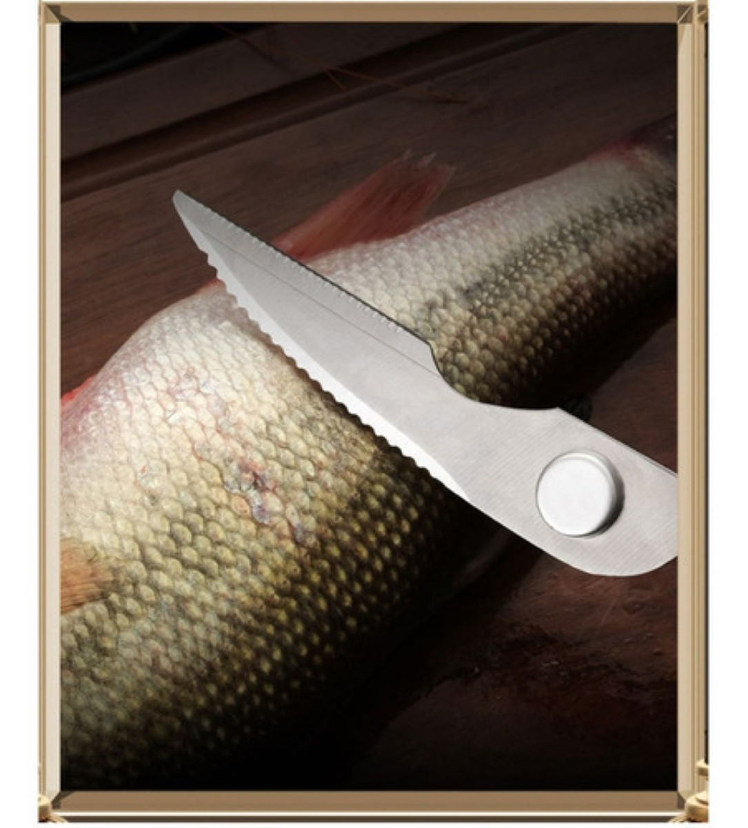 Tijeras De Cocina Multifunción Para Cortar Huesos De Pollo VERDE 