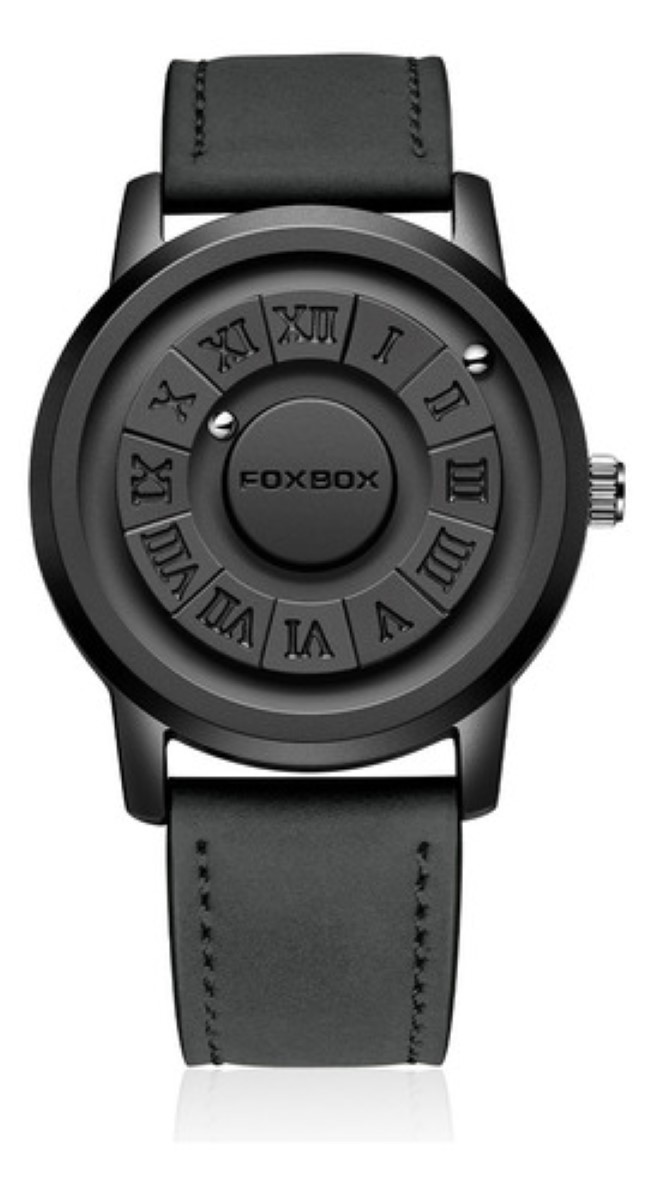 Reloj De Cuarzo Para Hombre, Moderno, Con Forma De Bola negro