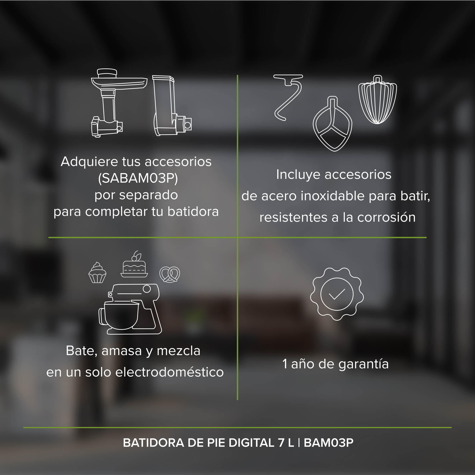 Batidora De Pedestal De Pie 7 Litros Premium Digital Avera BAM03P