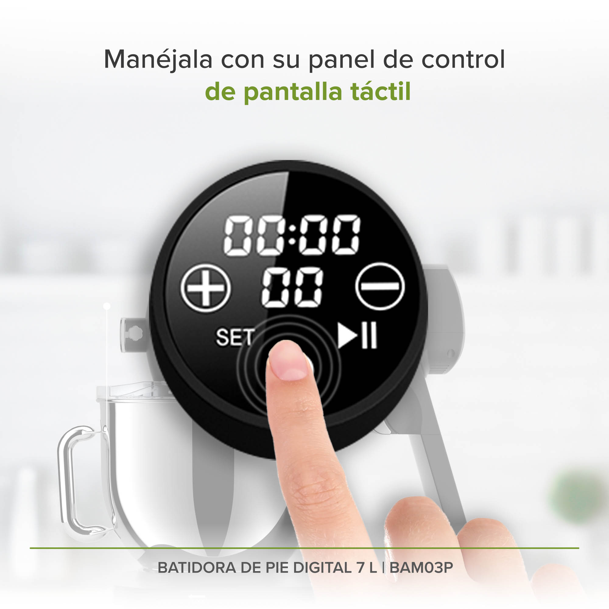 Batidora De Pedestal De Pie 7 Litros Premium Digital Avera BAM03P