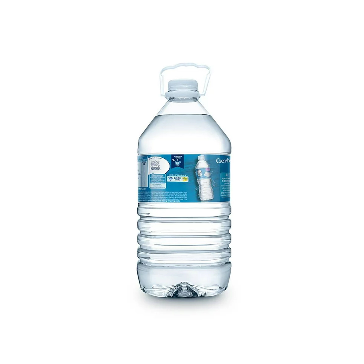 Agua Purificada Gerber Libre de Sodio 5 Piezas de 4 litros c/u