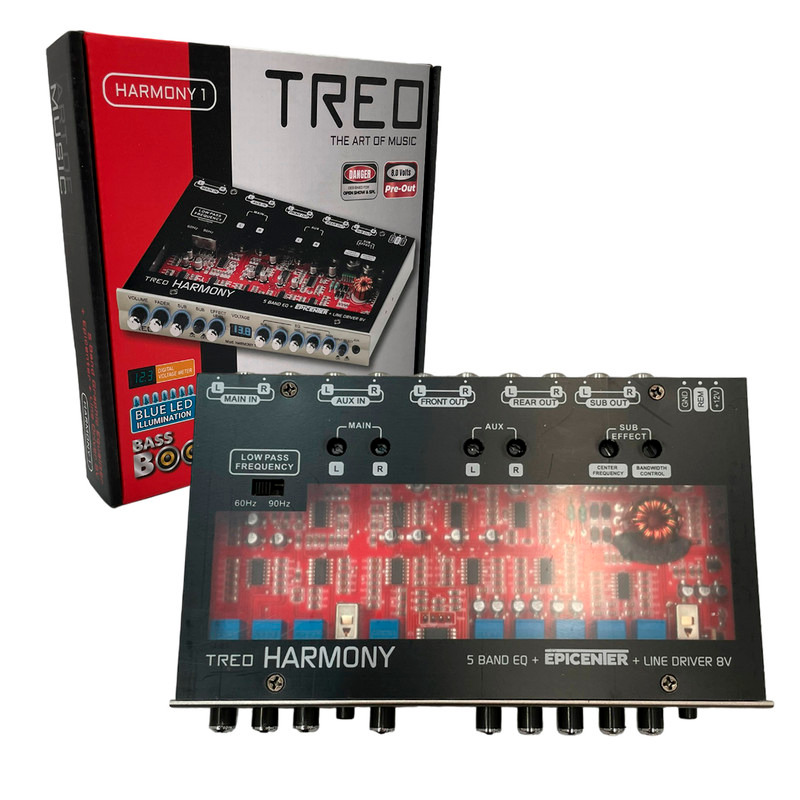 Ecualizador 5 Bandas Treo HARMONY 1 Con Epicentro + Drive 8V.