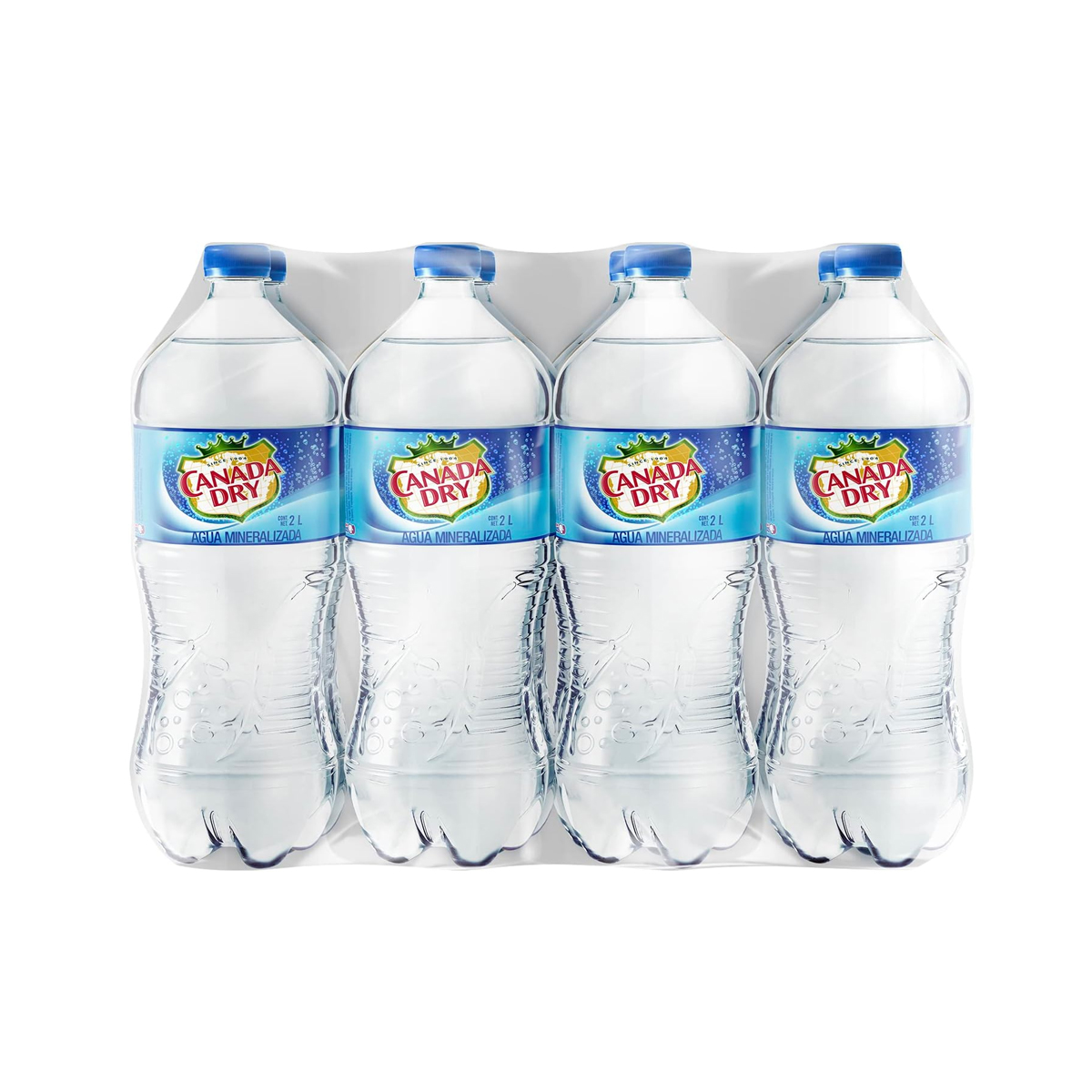 Agua Mineral Canada Dry Pack con 6 Botellas de 2 litros c/u