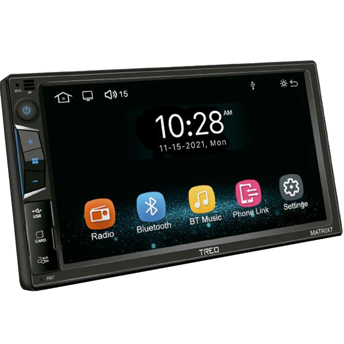 Estéreo 2 DIN HD 7 Pulg Treo MATRIX7 Mirror Link Carplay BT.
