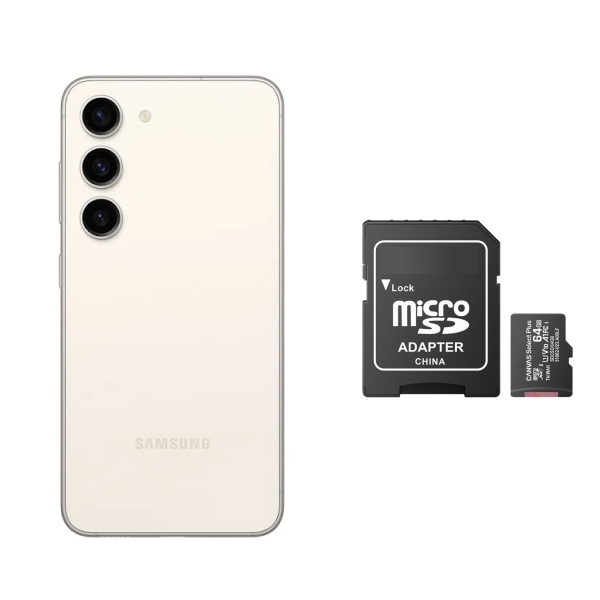 Samsung Galaxy S23 Blanco 128GB Snapdragon Reacondicionado + Memoria Micro SD .