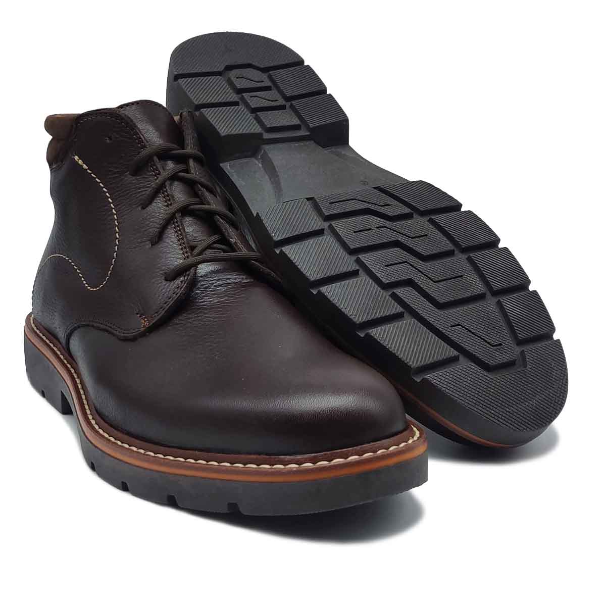 Botines 20hrs 928 Cafes Hombre Agujetas Casual Track.