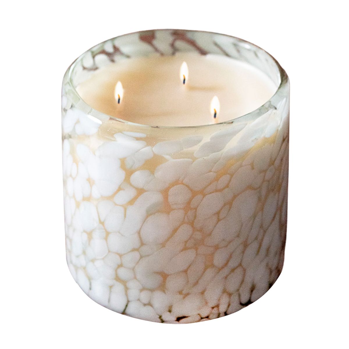 Vela Aromatica de Cera de Soya 100% Artesanal  - Miel de Fuego - Aroma Flor de Cactus y Jade 